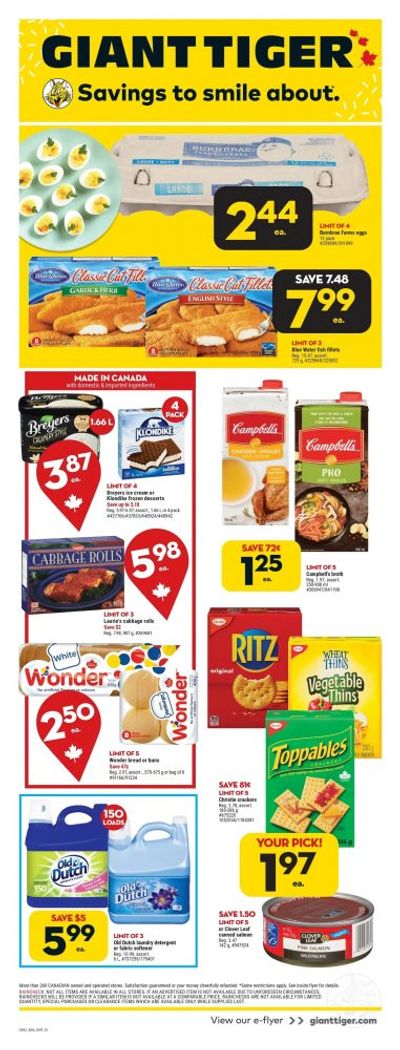 Giant Tiger Canada Flyer Deals March 8th – 14th