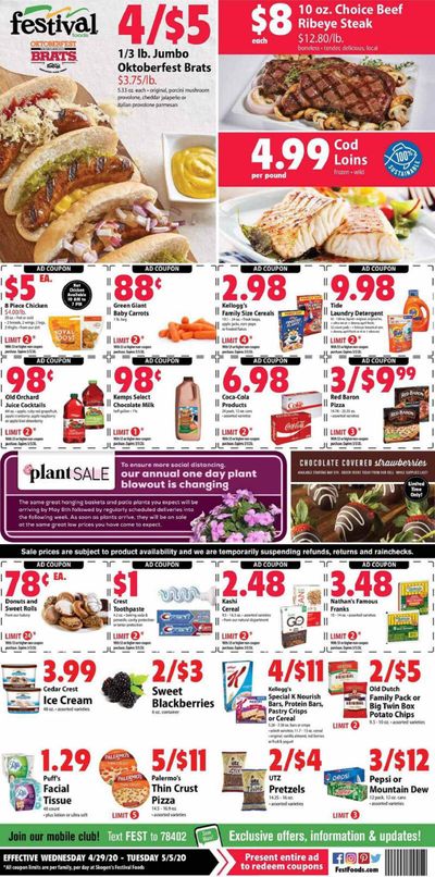 Festival Foods Weekly Ad & Flyer April 29 to May 5