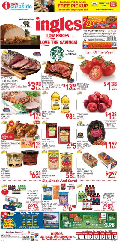 Ingles (GA, NC, SC, TN) Weekly Ad Flyer Specials March 8 to March 14, 2023