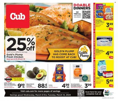 Cub Foods (IL) Weekly Ad Flyer Specials March 8 to March 14, 2023 Cub Foods (IL) Weekly Ad Flyer Specials March 8 to March 14, 2023