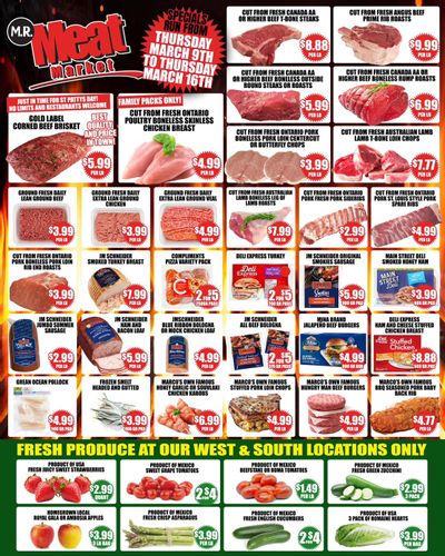 M.R. Meat Market Flyer March 9 to 16