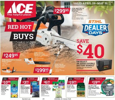 ACE Hardware Weekly Ad & Flyer April 29 to May 31