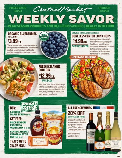 Central Market (TX) Weekly Ad Flyer Specials March 8 to March 14, 2023