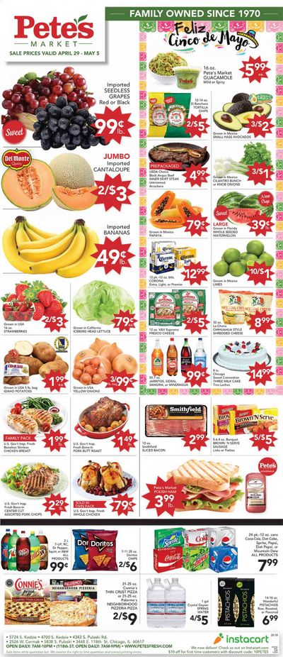 Pete's Fresh Market Weekly Ad & Flyer April 29 to May 5