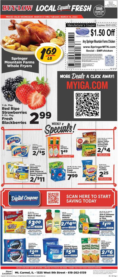IGA (IL) Weekly Ad Flyer Specials March 8 to March 14, 2023