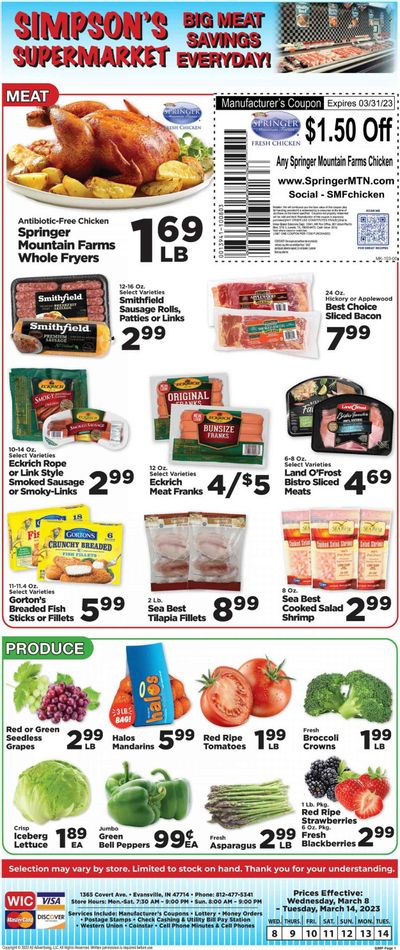 IGA (IN) Weekly Ad Flyer Specials March 8 to March 14, 2023