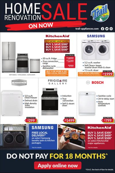 Trail Appliances (AB & SK) Flyer March 9 to 15