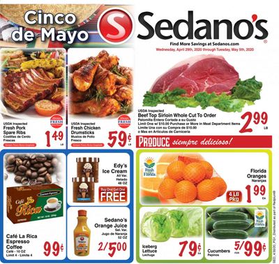 Sedano's Weekly Ad & Flyer April 29 to May 5