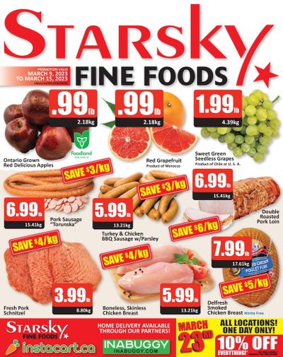 Starsky Foods Flyer March 9 to 15