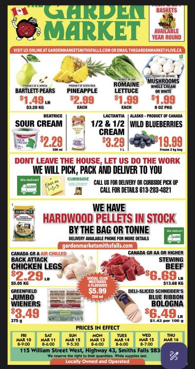 The Garden Market Flyer March 10 to 16
