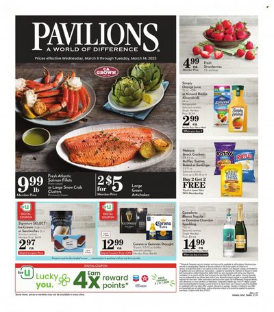 Pavilions (CA) Weekly Ad Flyer Specials March 8 to March 14, 2023