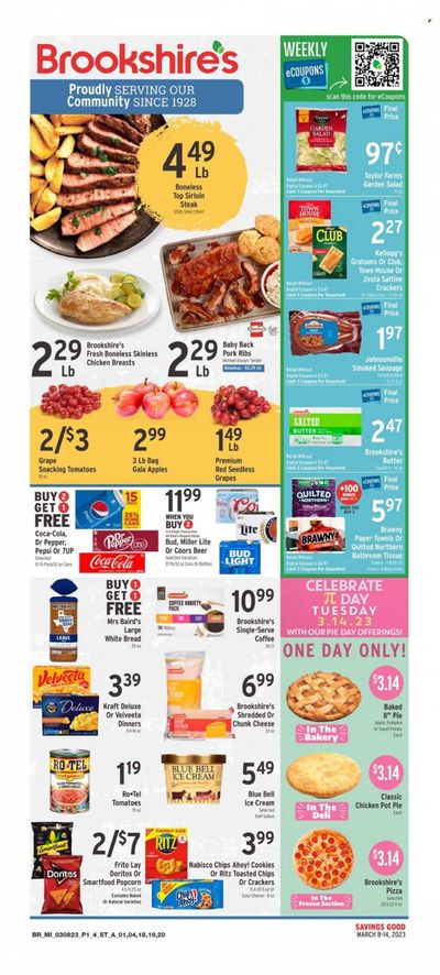 Brookshires (AR, LA, TX) Weekly Ad Flyer Specials March 8 to March 14, 2023