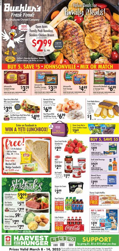 Buehler's (OH) Weekly Ad Flyer Specials March 8 to March 14, 2023