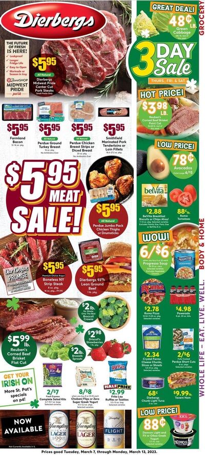 Dierbergs (MO) Weekly Ad Flyer Specials March 7 to March 13, 2023