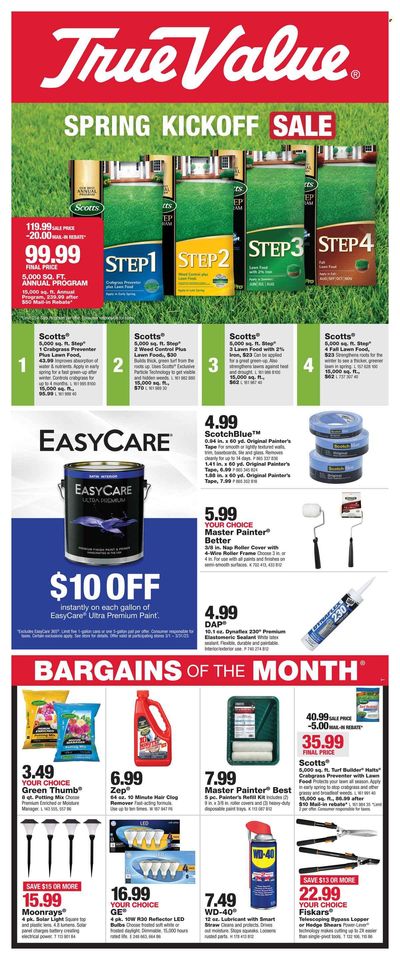 True Value Weekly Ad Flyer Specials February 27 to April 1, 2023