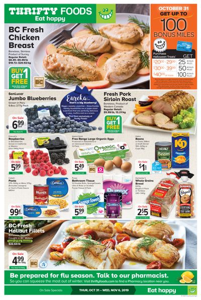 Thrifty Foods Flyer October 31 to November 6