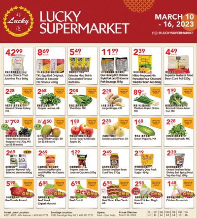 Lucky Supermarket (Calgary) Flyer March 10 to 16