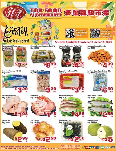Top Food Supermarket Flyer March 10 to 16