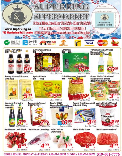 Superking Supermarket (London) Flyer March 10 to 16