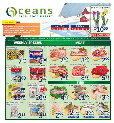 Oceans Fresh Food Market (West Dr., Brampton) Flyer March 10 to 16
