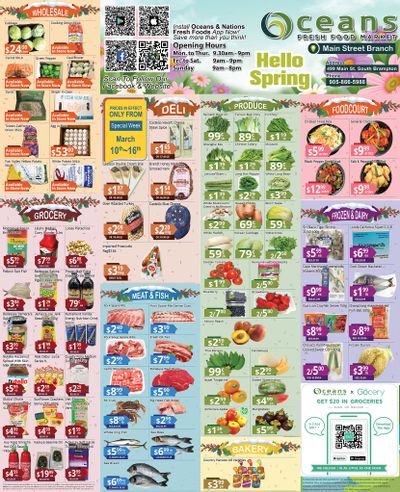 Oceans Fresh Food Market (Main St., Brampton) Flyer March 10 to 16