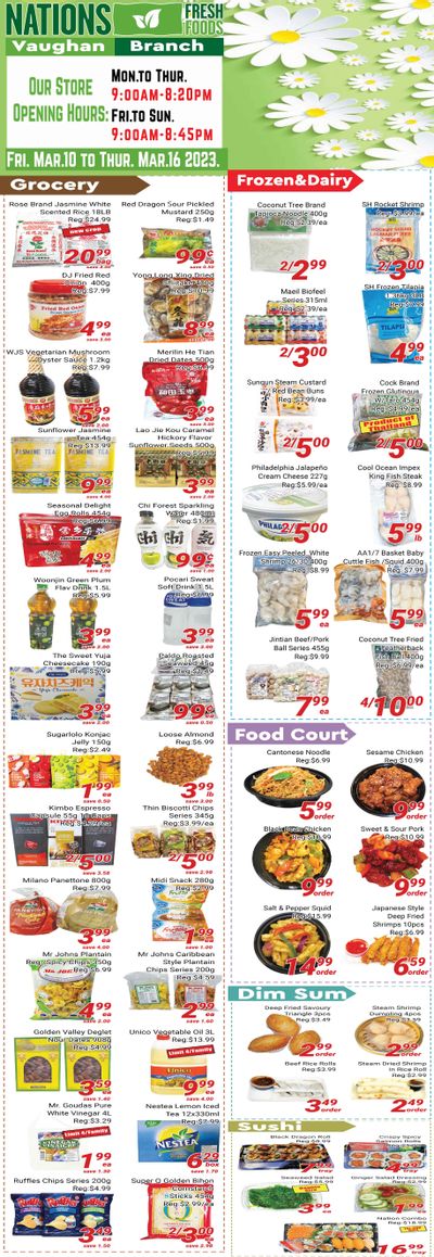 Nations Fresh Foods (Vaughan) Flyer March 10 to 16