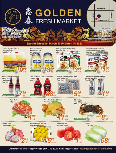 Golden Fresh Market Flyer March 10 to 16