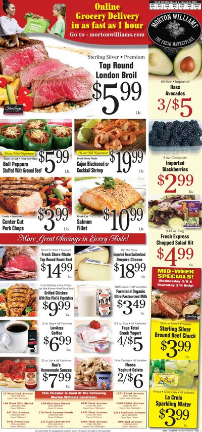 Morton Williams (NY) Weekly Ad Flyer Specials March 3 to March 9, 2023