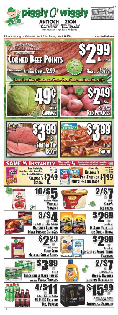 Piggly Wiggly (GA, SC) Weekly Ad Flyer Specials March 8 to March 14, 2023