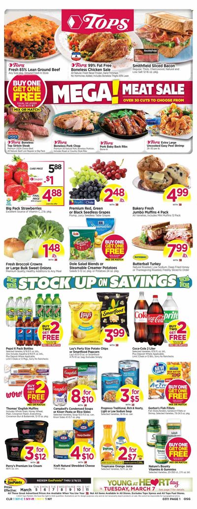 Tops Weekly Ad Flyer Specials March 5 to March 11, 2023