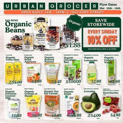 Urban Grocer Flyer March 10 to 16
