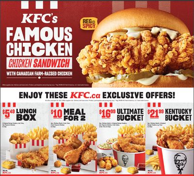 KFC Canada Coupon (Alberta) Valid until April 30