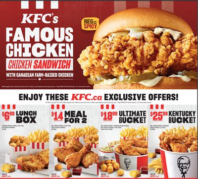 KFC Canada Coupon (Newfoundland and Labrador) Valid until April 30