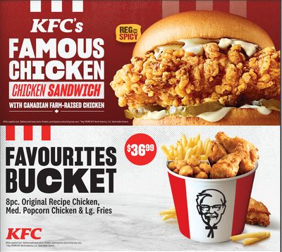 KFC Canada Coupon (Yukon) Valid until April 30