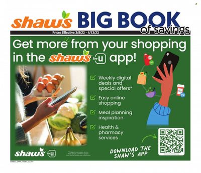 Shaw’s (MA, ME, NH, RI, VT) Weekly Ad Flyer Specials March 8 to April 13, 2023