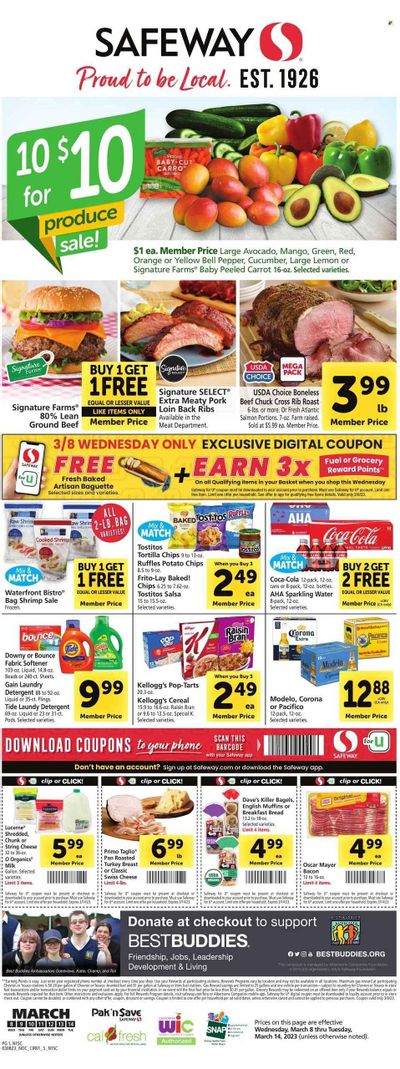 Safeway (CA) Weekly Ad Flyer Specials March 8 to March 14, 2023