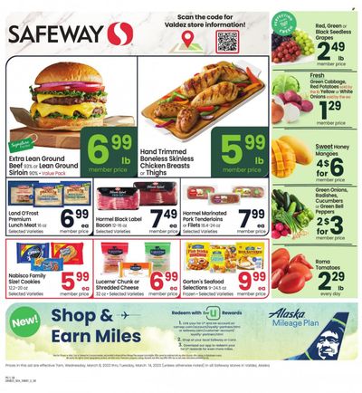 Safeway (AK) Weekly Ad Flyer Specials March 8 to March 14, 2023