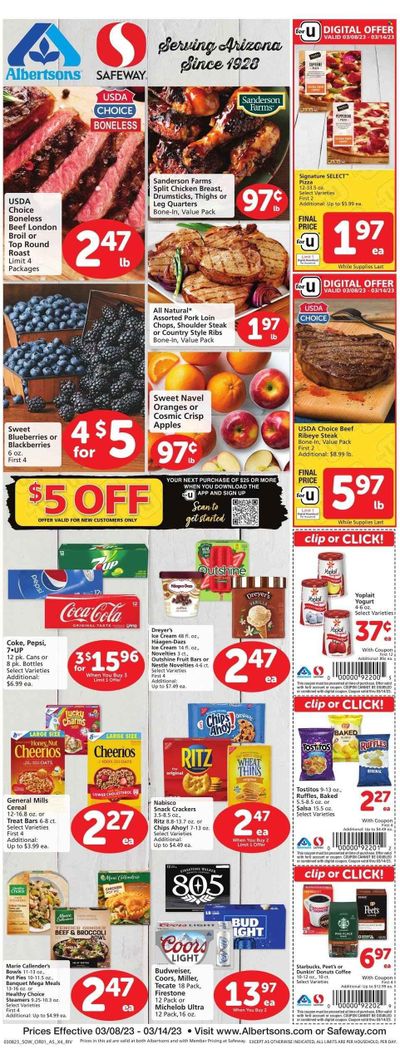 Safeway (AZ) Weekly Ad Flyer Specials March 8 to March 14, 2023