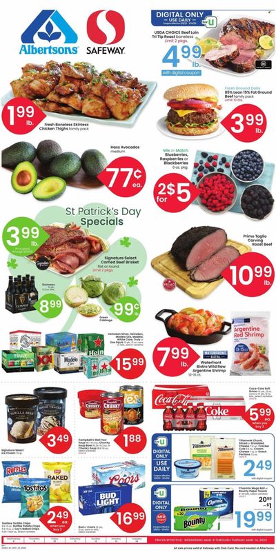 Safeway (MT) Weekly Ad Flyer Specials March 8 to March 14, 2023