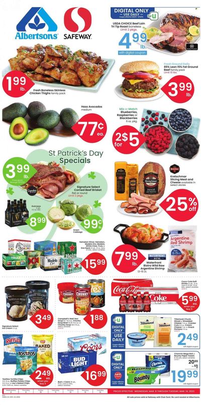Safeway (MT) Weekly Ad Flyer Specials March 8 to March 14, 2023