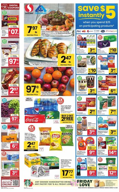 Safeway (OR, WA) Weekly Ad Flyer Specials March 8 to March 14, 2023