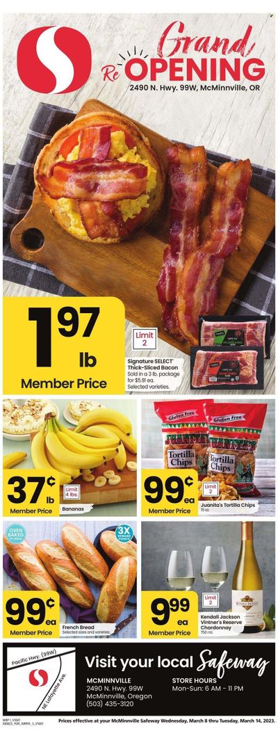 Safeway (OR) Weekly Ad Flyer Specials March 8 to March 14, 2023