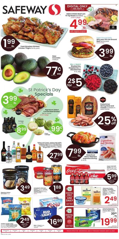 Safeway (WY) Weekly Ad Flyer Specials March 8 to March 14, 2023