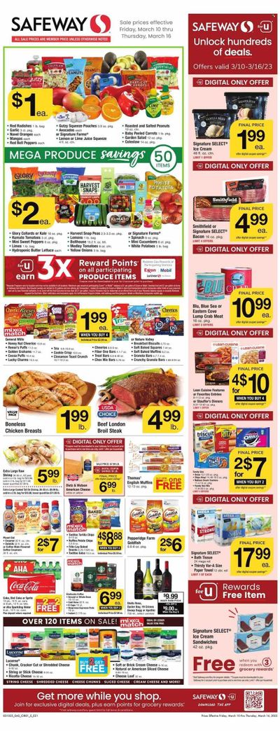 Safeway (DC) Weekly Ad Flyer Specials March 10 to March 16, 2023