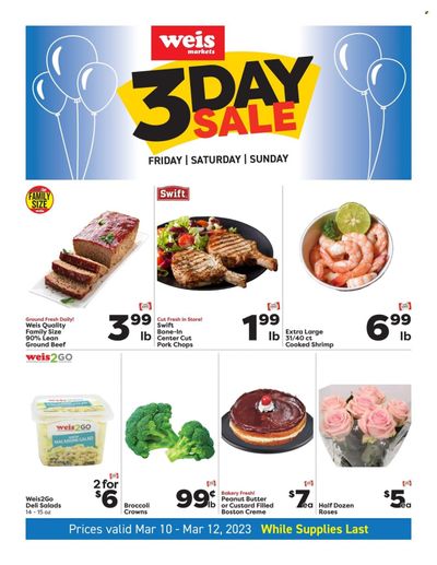 Weis (MD, NY, PA) Weekly Ad Flyer Specials March 10 to March 12, 2023