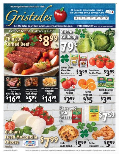 Gristedes (NY) Weekly Ad Flyer Specials March 10 to March 16, 2023