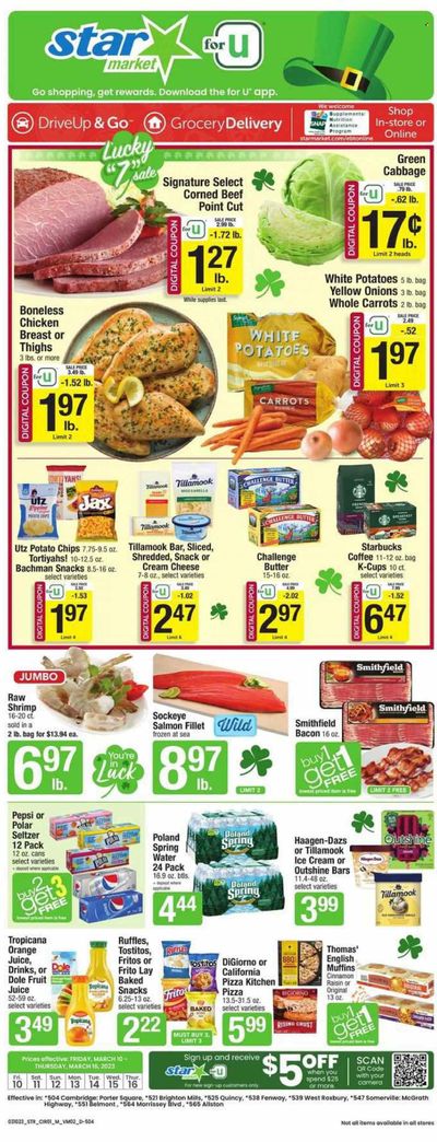 Star Market Weekly Ad Flyer Specials March 10 to March 16, 2023