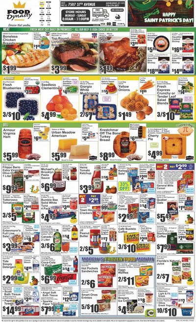 Food Dynasty (NY) Weekly Ad Flyer Specials March 10 to March 16, 2023