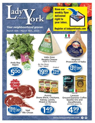 Lady York Foods Flyer March 13 to 19