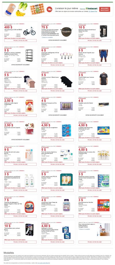 Costco (QC) Weekly Savings March 13 to April 2